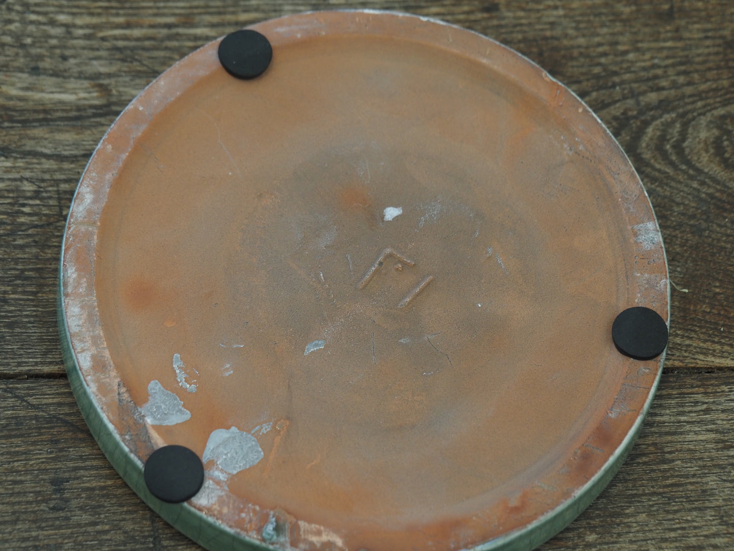 鉢 陶器 ブルー 直径17cm